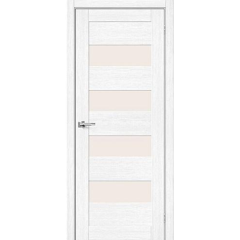 Дверь Браво 23 Snow Melinga стекло Magic Fog 2000х900: фотография 1