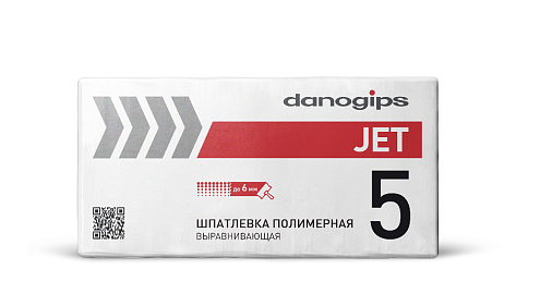 Шпатлевка полимерная выравнивающая DANOGIPS JET 5  25кг: фотография 1