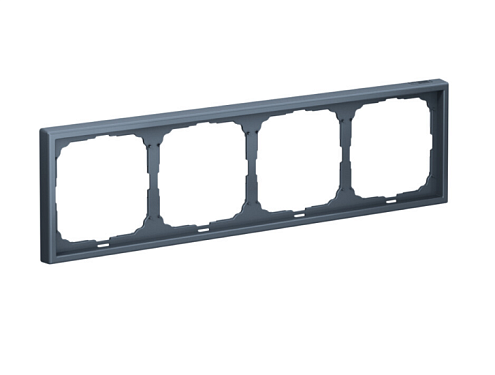 Рамка 4-местная ArtGallery универсальная грифель Systeme Electric GAL000704: фотография 1