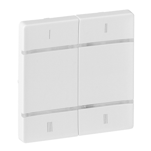 Панель лицевая Valena Life MyHome Play Zigbee для 4-сценарного радиоуправляющего устройства белый Leg 754803: фотография 1