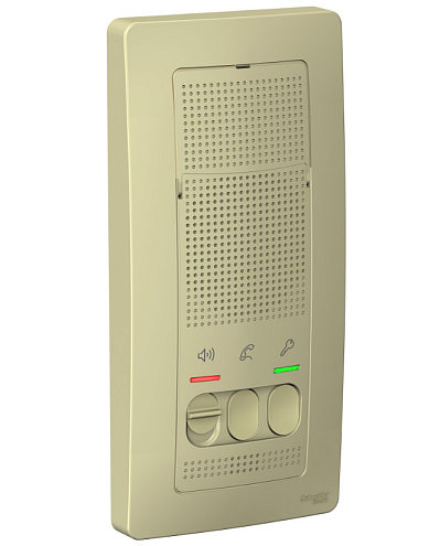 Устройство переговорное (домофон) Blanca 4.5В настенный бежевый Systeme Electric BLNDA000017: фотография 1