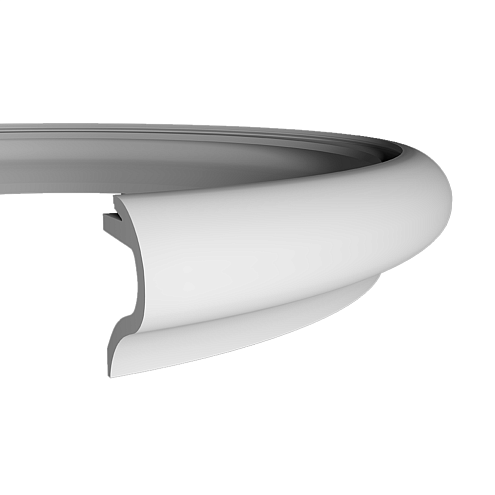 Карниз 1.50.228flex для скрытого освещения размеры 141х80х2000 мм: фотография 1