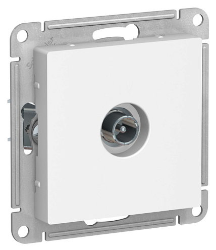 Розетка телевизионная оконечная TV AtlasDesign 1дБ механизм лотос  Systeme Electric ATN001391: фотография 1