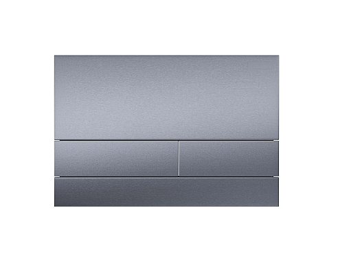 Панель смыва Aquatek KDI-0000053 нержавеющая сталь, клавиши прямоугольные: фотография 1