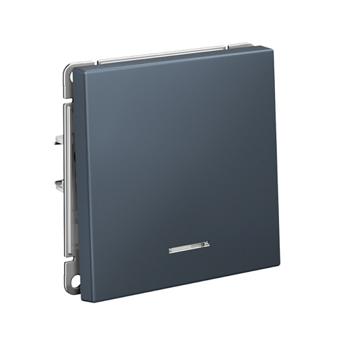 Выключатель 1-клавишный ArtGallery (сх.1а) 10AX с подсветкой механизм грифель Systeme Electric GAL000713: фотография 1