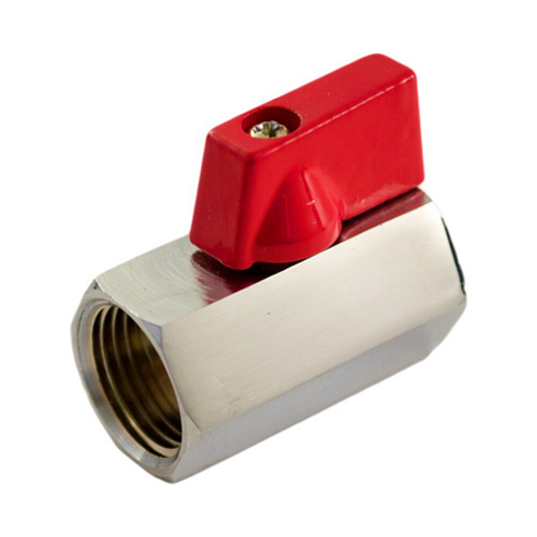 Кран шаровой 1/2&quot;  мини г/г STI: фотография 1