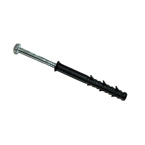 Дюбель фасадный с шурупом 10х100мм  черный: фотография 1
