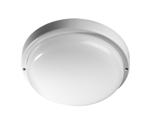 Светильник светодиодный "Банник" PBH-PC2-RA 12Вт 4000К IP65 для ЖКХ пылевлагозащ. кругл. бел. JazzWay 1035660: фотография 1