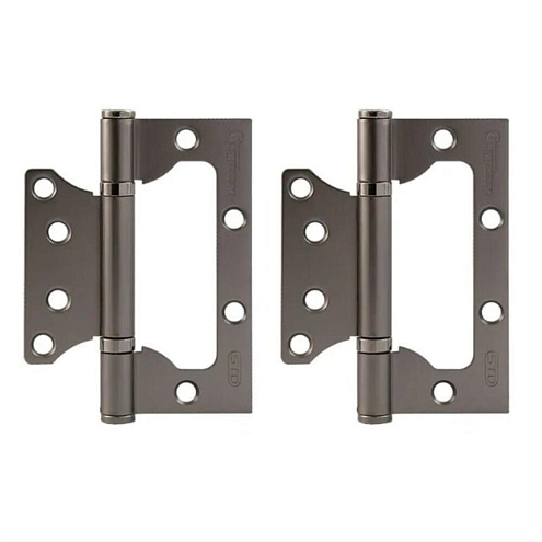 Петля накладная универс. &quot;бабочка&quot; 800-4&quot; FHP-STD графит, без колпачка, 100х75х2,5мм : фотография 1