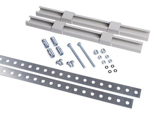 Комплект крепления металлокорпуса к столбу монтаж. полосой IEK YKK-0-125: фотография 1