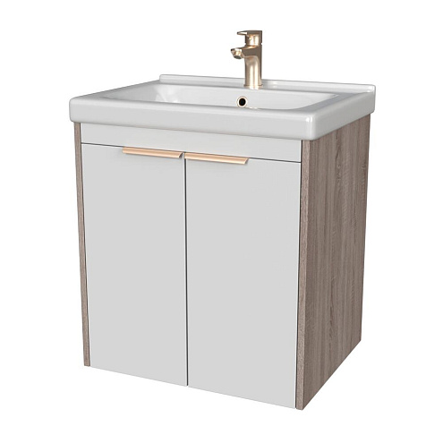 Тумба Домани 60 арт.102 Дуб/Белый: фотография 1