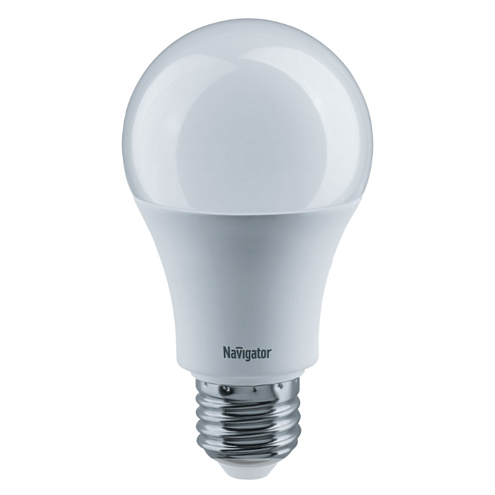 Лампа светодиодная 71 296 NLL-A60-12-230-2.7K-E27 (Standard) 12Вт грушевидная 2700К E27 900лм 176-264В Navigator 71296: фотография 1