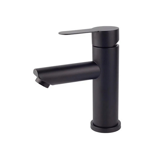 Смеситель для умывальника Sanday SD3460-07 нержавеющая сталь черный: фотография 1