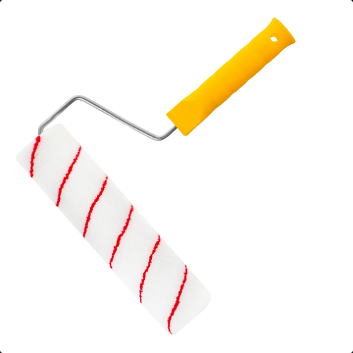 Валик &quot;Нейлон&quot;, бюгель 6мм, ворс 12мм, 40х240мм, для всех видов ЛКМ, РемоКолор: фотография 1