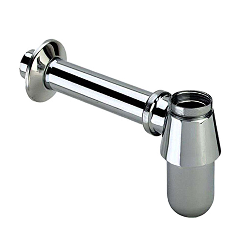 Сифон комбинированный хром без выпуска бокового Frap F80: фотография 1