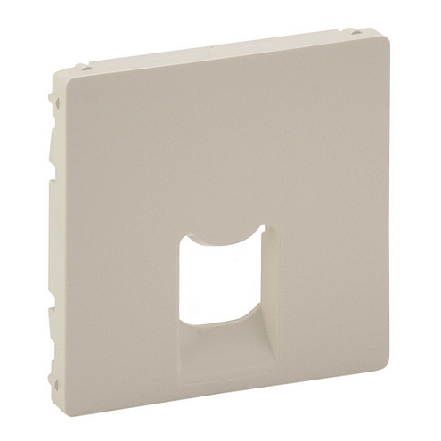 Панель лицевая Valena Life для 1-м телефонных/информационных розеток слоновая кость Leg 755411: фотография 1