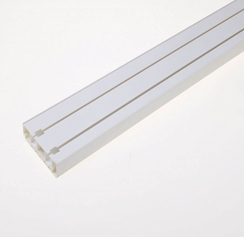 Карниз потолочный двухрядный Legrand Стандарт белый 200: фотография 1