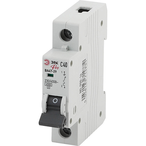 Выключатель автоматический модульный 1п C 40А ВА47-29 Pro NO-900-16 ЭРА Б0031751: фотография 1