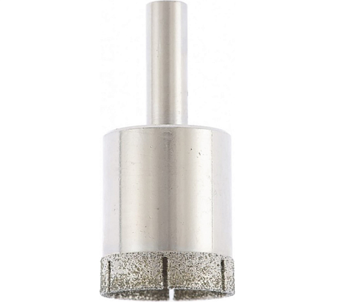 Коронка алмазная по керамограниту 25мм, без центрального сверла, РемоКолор: фотография 1