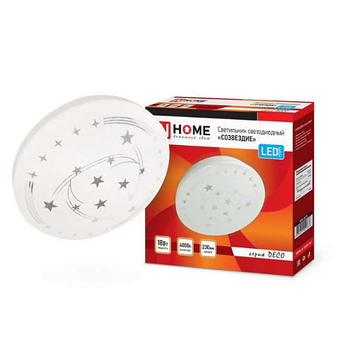 Светильник светодиодный DECO 18Вт 230В 4000К 1170лм 230мм СОЗВЕЗДИЕ IN HOME 4690612021836: фотография 1