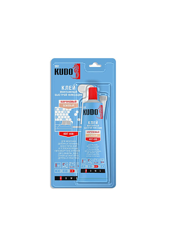Универсальный клей БЫСТРОЙ фиксации на каучуковой основе KUDO, 85гр : фотография 1