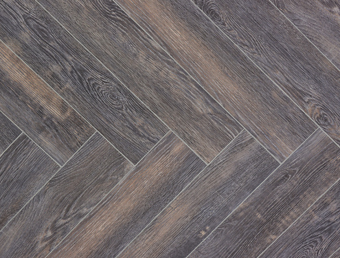 Виниловый ламинат CronaFloor  Herringbone 4,5мм 33 4V Дуб Бордо  : фотография 1