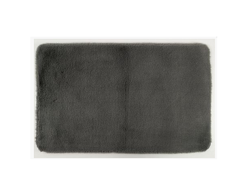 Коврик меховой Roomis темно-серый 60х90: фотография 1