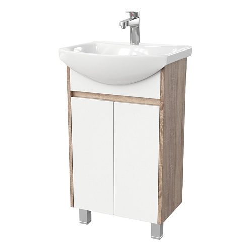 Тумба Spectrum Дели (50) арт.02 Дуб Сонома/Белый (Балтика): фотография 1