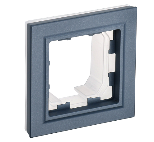 Рамка 1-местная IP44 BRITE РУ-1-БрМ-44 маренго IEK BR-M12-44-K35: фотография 1