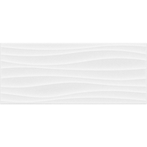 Настенная плитка 25х60 Monocolor sugar white 02  : фотография 1