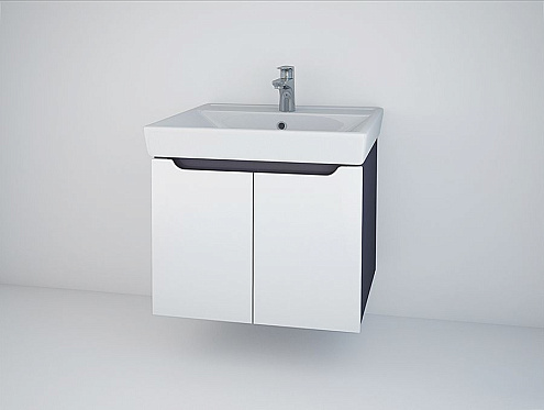 Тумба Элиза 60 арт.102 серая: фотография 1