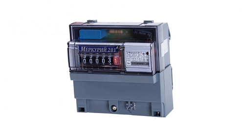 Счетчик &quot;Меркурий&quot; 201.2 1ф 5-60А 220В Инкотекс 32416: фотография 1