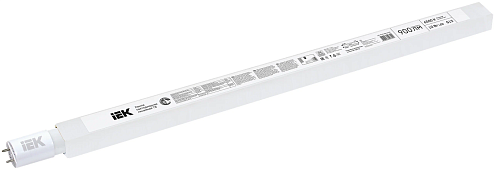 Лампа светодиодная ECO T8 10Вт линейная 230В 6500К G13 IEK LLE-T8-10-230-65-G13: фотография 1