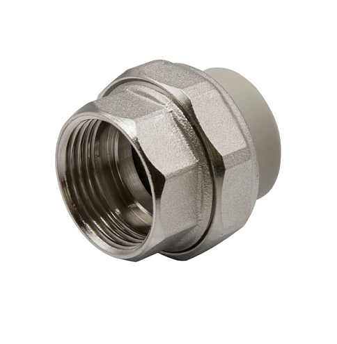 Муфта комбинированная разъемная, внутренняя резьба 25х1'' EVER plast  : фотография 1