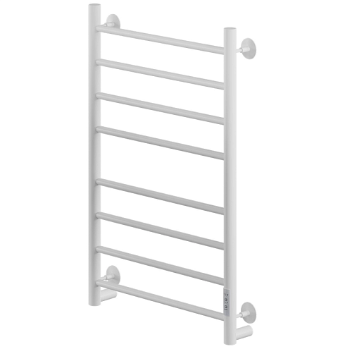 Полотенцесушитель Mixline Vega  80х50 таймер, 318 Вт, 8 перекладин прямые, электрический, белый: фотография 1