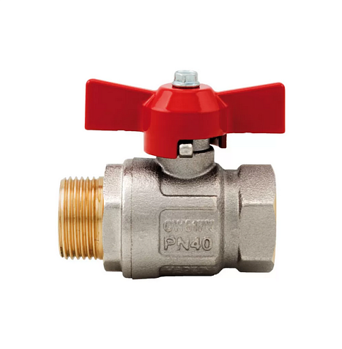 Кран шаровой 1&quot; бабочка г/ш ITAP IDEAL 093: фотография 1