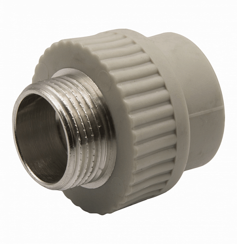 Муфта комбинированная наружная резьба 32х1'' EVER plast   : фотография 1