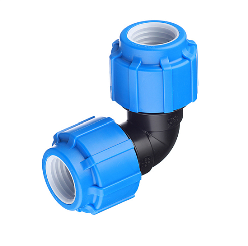 Отвод ПЭ 32х32 обжимной ТПК-Аква: фотография 1