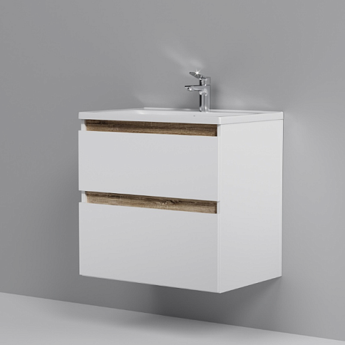 Тумба под раковину 65 AM.PM X-Joy M85AFHX0652WG подвесная белый глянец: фотография 1