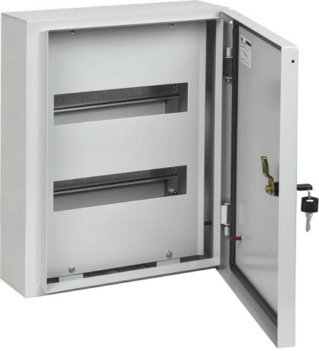 Корпус металлический ЩРн-24 (410х330х120мм) IP54 TITAN 3 IEK MKM11-N-24-54-Z: фотография 1