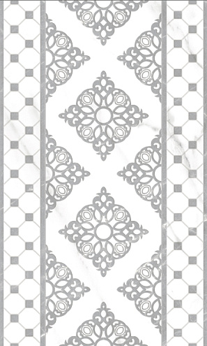 Декор 30х50 Elegance grey 01: фотография 1