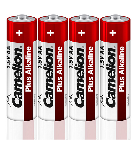 Элемент питания алкалиновый AA/LR6 1.5В Plus Alkaline LR6-SP4 (уп.4шт) Camelion 12554: фотография 1