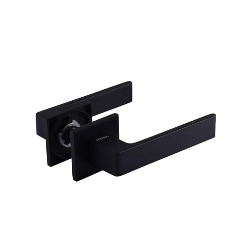 Ручка дверная НОРА-М Slim 132К чёрный: фотография 1