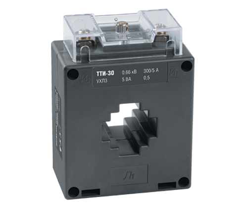 Трансформатор тока ТТИ-30 250/5А 5ВА 0,5 IEK ITT20-2-05-0250: фотография 1