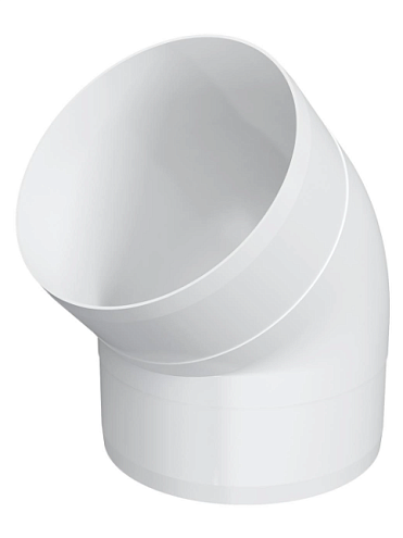 Колено круглое 10ККП 45° D100 ERA: фотография 1