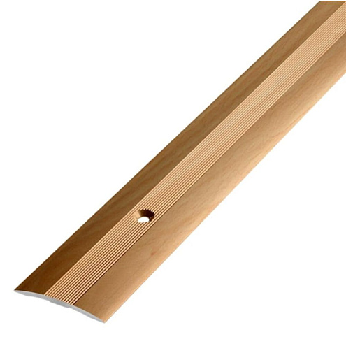 Порог стык  универсальный 28мм 1,8м бук натуральный: фотография 1