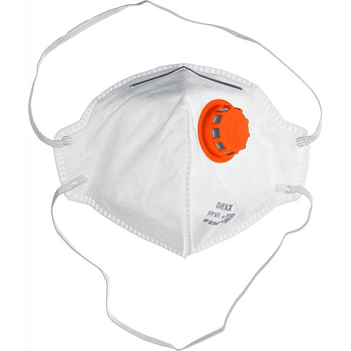 Полумаска фильтрующая FFP1, &quot;DEXX&quot; с клапаном: фотография 1