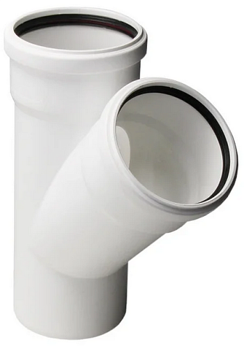 Тройник 110х110х45° Синикон Комфорт Плюс: фотография 1
