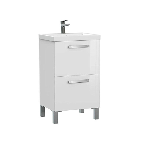 Тумба под раковину напольная MELAR 50 для COMO 50 белый: фотография 1