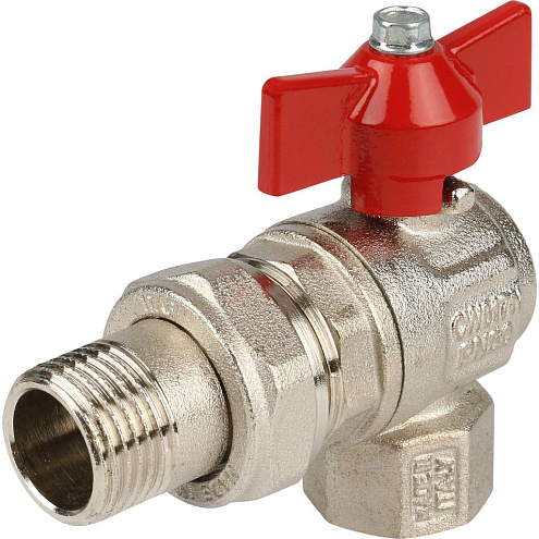 Кран шаровой американка угловой 1/2&quot; бабочка ITAP IDEAL 298: фотография 1